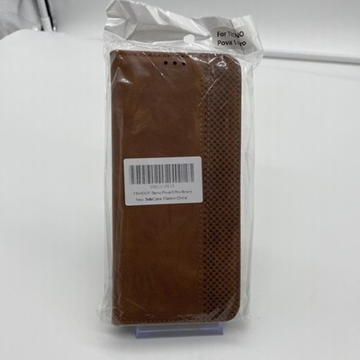 Tecno Pova 5 Pro - Brown Leather Case