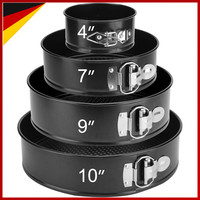 Springform Set 4 StüCk Ø11-26Cm Rund Backform Abnehmbarer Boden