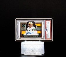 Brett Favre 2018 Panini One Quad Patch Autograph Bronze (SN: 11/15) #95 / PSA