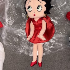 Betty Boop Plush Doll Red Dress PortAventura Official Merchandise 2006
