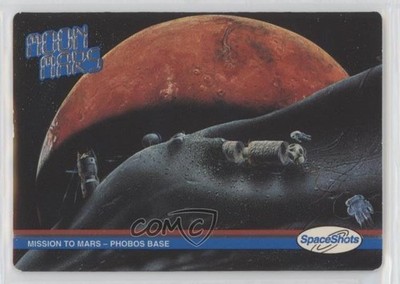 1991 Space Shots Moon Mars Mission to Mars Phobos Base #31 a8a