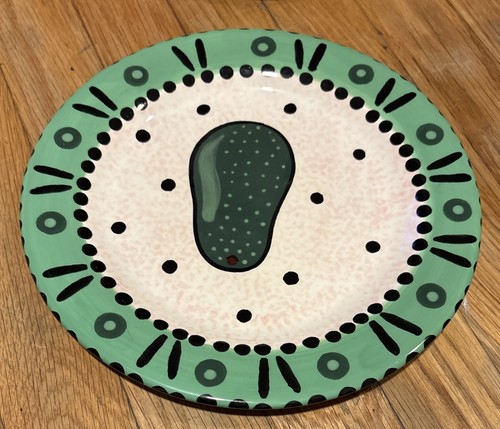 Piatto da portata Veggies by Chris Bubany per Baum Bros 9-1/2” *NUOVO - Foto 2 di 7