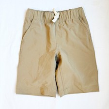 Children's Place Boys' Uniform Quick Dry Khaki Pull On Shorts size 6