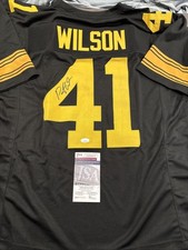 Peyton Wilson Autographed Signed XL Custom Steelers Jersey-JSA Witnessed