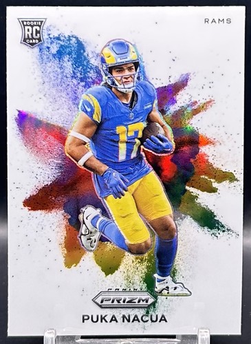 Puka Nacua #CB-15 2023 Panini Prizm Color Blast card