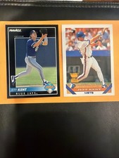 1996 Jeff Kent Gold Cup #703 & RC Pinnacle Rookie Card #522 Card  Lot