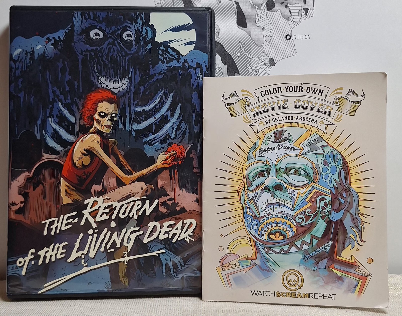 *RARE*The Return of the Living Dead DVD Preowned with Coloring Book Insert