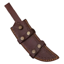 Custom Handmade Leather Knife Sheath Belt Loop 8" Fixed Blade Outdoor EDC