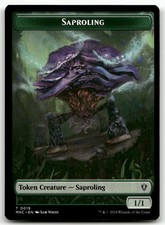 Saproling // Manifest Double-Sided Token MTG Commander: Murders at Karlov Manor