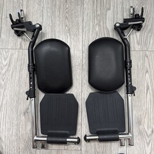 Wheelchair Elevating Legrests Composite Footplates with Padded Calf Support Pair