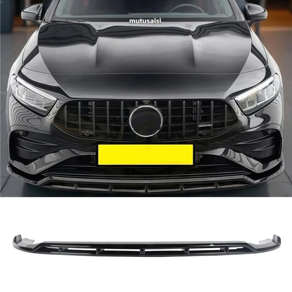 Para Mercedes Clase A W177 V177 AMG Line 23-25 de separador de labios delanteros - Imagen 3 de 4