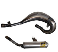 Tubo espansione scarico e silenziatore/coda SUZUKI RM 125 1996-2000 Factory Racing