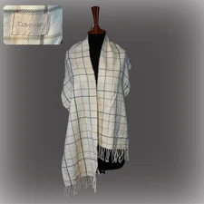 Mens Womens Winter Warm SCOTLAND Made 100% Authentic Scarf Scarves Plaid Wrap