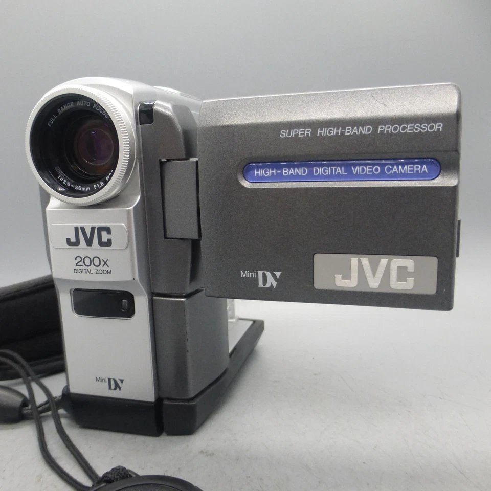JVC GR-DVX400EG Handheld MiniDV Camcorder Silver Tested - Image 2 of 4