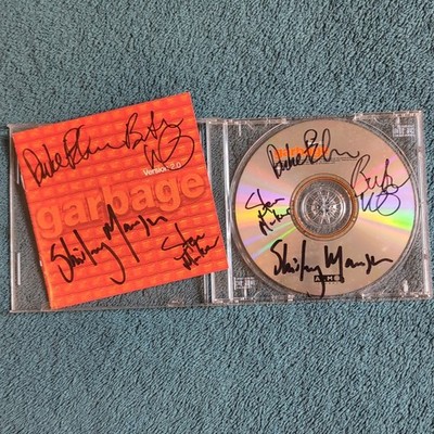 Garbage Version 2.0 Signed CD & Signed Booklet By Band, Shirley Manson Butch Vig