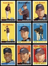 2007 Topps Heritage Toronto Blue Jays Team Set 8 - NM/MT 7003075