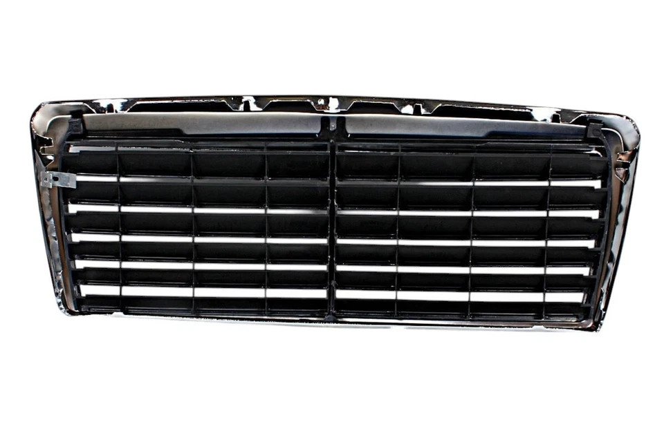 REJILLA DELANTERA Metal Cromo Negro para Mercedes Benz W201 190 1982-1993 - Imagen 2 de 4