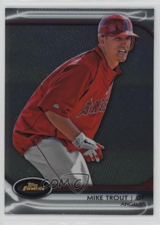 2012 Topps Finest Mike Trout #78 9h3