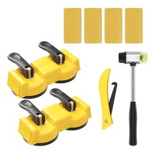 2 PCS Floor Gap Fixer Tool Kit Suction Cup Heavy Duty Plank Repair Set