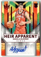 2024-25 Panini Court Kings NBA No. HA-DJU Nikola Durisic Rookie Auto 27/75
