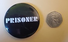 Large Prisoner Cell Block H badge/pin in black