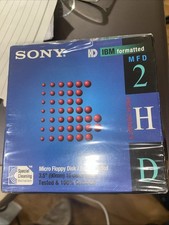 Brand New - Sony HD IBM Formatted 3.5" Floppy Disk, Double Sided, 10-Pack Sealed