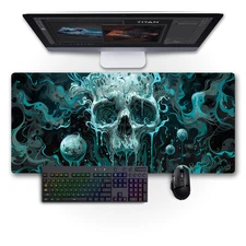 Ethereal Decay XL Desk Mat - Cyberpunk Gaming Mouse Pad - Titan Desk Mats