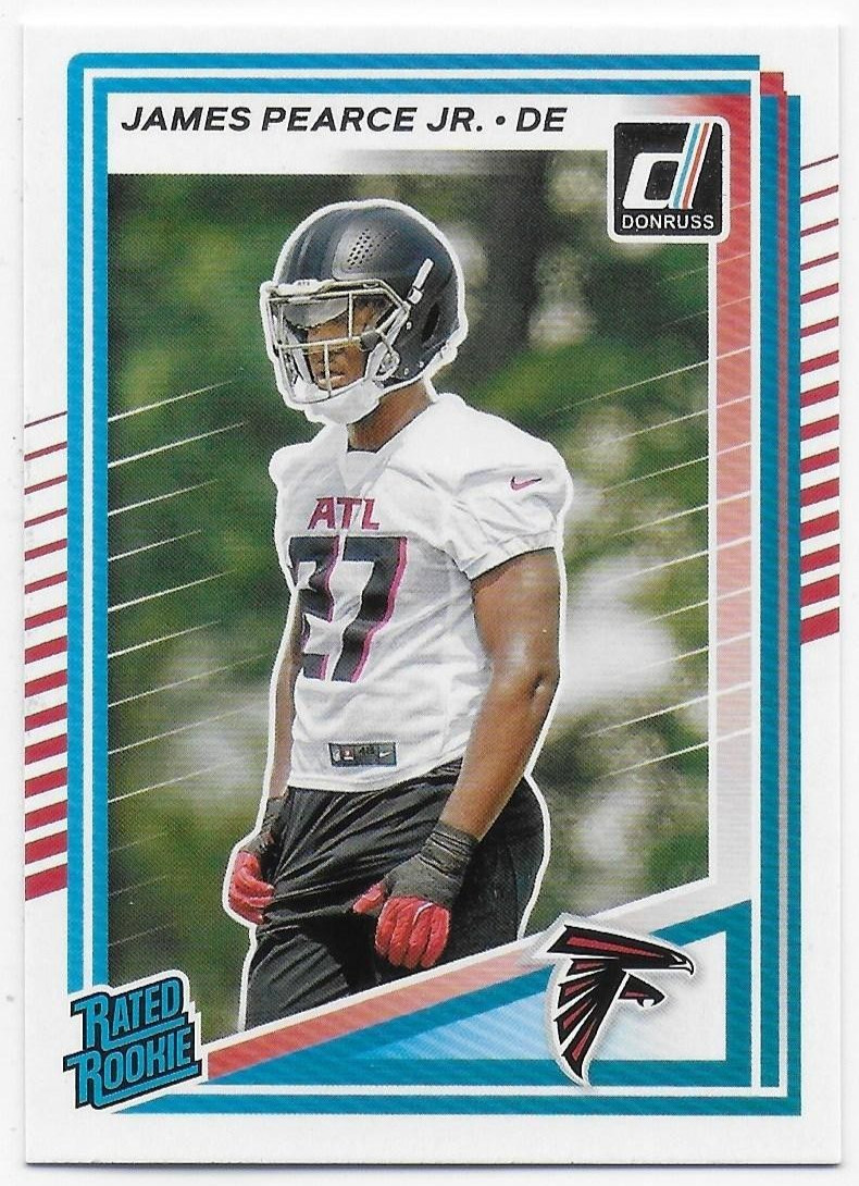 2025 Donruss #363 James Pearce Jr. RR RC - Atlanta Falcons