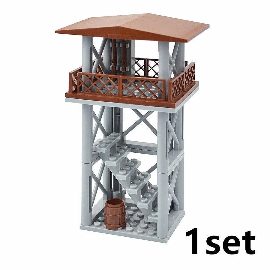 Cerca de alambre de púas base militar 30104 92338 para bloques de construcción Lego ladrillo juguete Foto 4 de 4