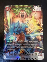2026-08-11 · $100 · Dragon Ball Super Card Game Son Goku: BR / Vegeta: BR FB09-011 Sr Alt 