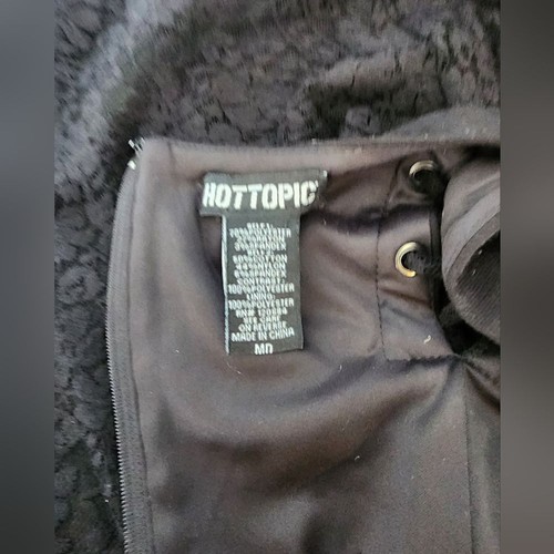 Vestido sin mangas Hot Topic para mujer talla mediana hada capricho oscuro romántico encaje - Imagen 8 de 8