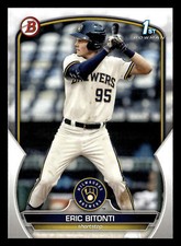Eric Bitonti 2023 1st Bowman Draft ROOKIE RC CARD #BD-134 Milwaukee Brewers
