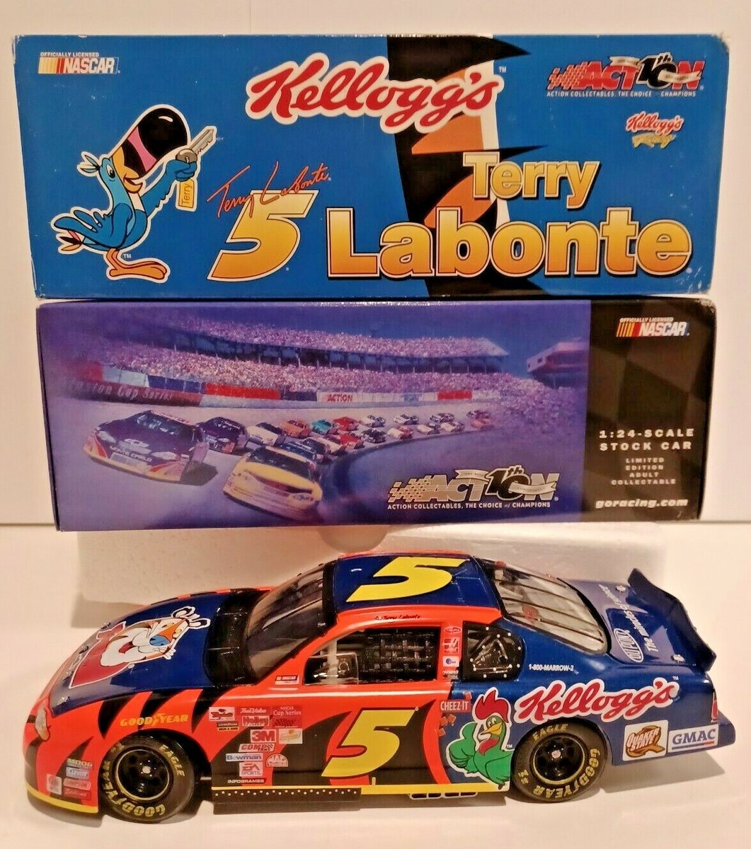 ミニカー Kellogg's Terry Labonte #5 Nascar Action Nascar #5 Terry Labonte Kellogg's Victory Lap Monte