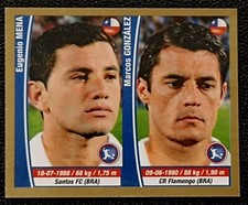 2014 Brazil World Cup FIFA #105 EUGENIO MENA / MARCOS GONZALEZ Chile Soccer Team