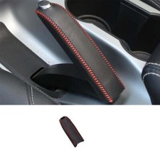 For Ford Escape Kuga 2013-16 Blackred Cover Trim Leather Shifter Hand Brake 1p