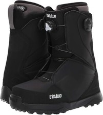 THIRTYTWO Men's LASHED DOUBLE BOA Snow Boots - BLACK - US Size 8 - NIB