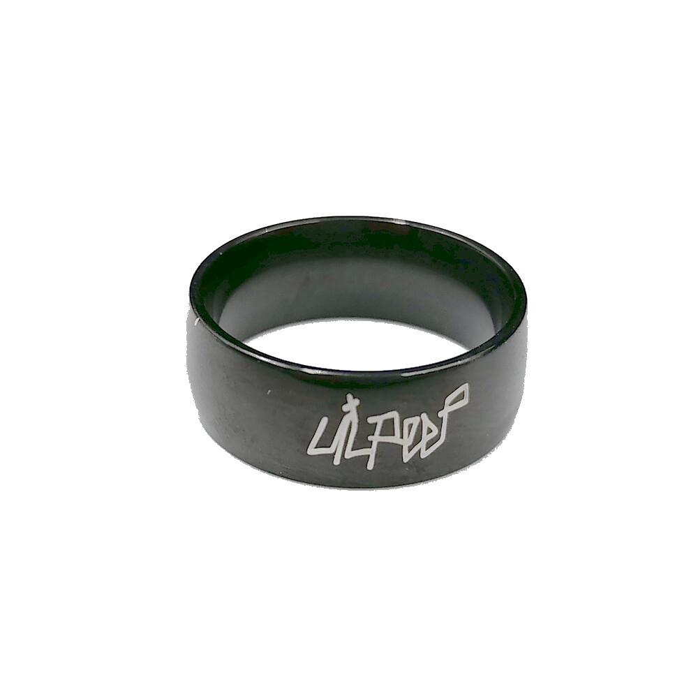 Lil#Peep Laser Engraved Black stainless steel ring US8# 9# 10# 11# 12# | eBay Lil#Peep Laser Engraved Black stainless steel ring US8# 9# 10# 11# 12# | eBay