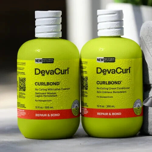 Juego de champú y acondicionador DevaCurl Curlbond reparación y unión de 12 oz - Imagen 3 de 4