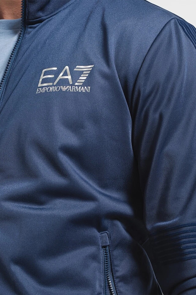 EMPORIO ARMANI $245 EA7 Hombres Chándal Chaqueta y Pantalones Jogger S-3XL AUTÉNTICO NUEVO Foto 3 de 4