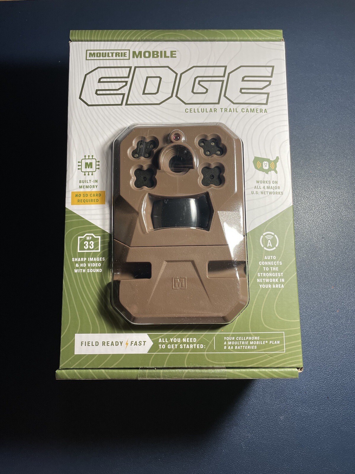 Moultrie Mobile Edge Cellular Trail Camera MCG-14076 80&rsquo; 7