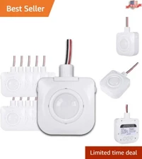 360-Degree Adjustable Ceiling Occupancy Sensors - Commercial Grade 10-Pack