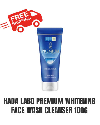 Hada Labo Premium Whitening Face Wash Cleanser 100g   Japan Formula