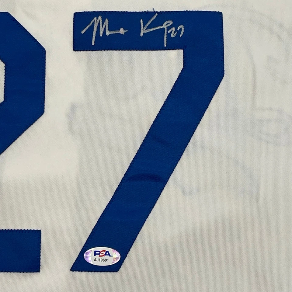 Camiseta firmada por Matt Kemp PSA/DNA autografiada por los Dodgers de Los Ángeles Foto 2 de 2