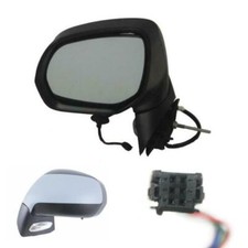 Peugeot 3008 Wing Door Mirror 2009-2018 Electric Primed Cover Passengers Side