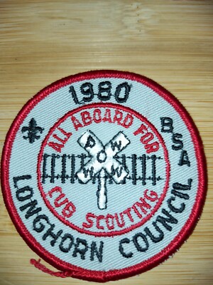 Boy Scouts of America Longhorn Council 1980 All Abboard for Cub Scouting BSA