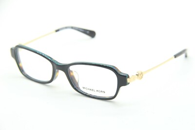 NEW MICHAEL KORS MK 8023F ABELA V 3133 HAVANA GOLD AUTHENTIC EYEGLASSES 52-17