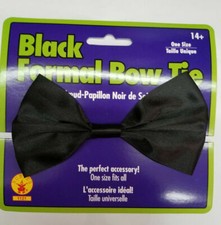Black or White BOW TIE Costume Accessory