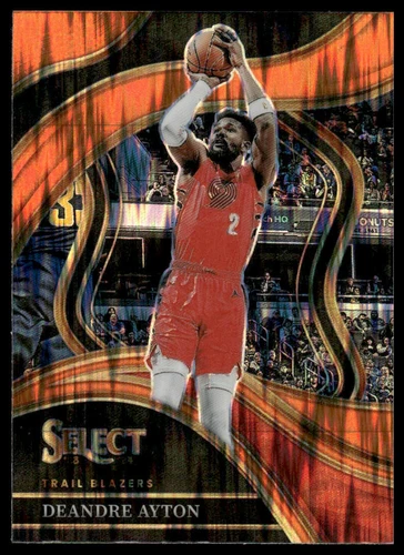 2023-24 Panini Select #211 Deandre Ayton Orange Flash Prizms -Courtside SSP