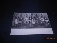 Stereobild Fotokarte Kinder Kinderzimmer ca. 1910