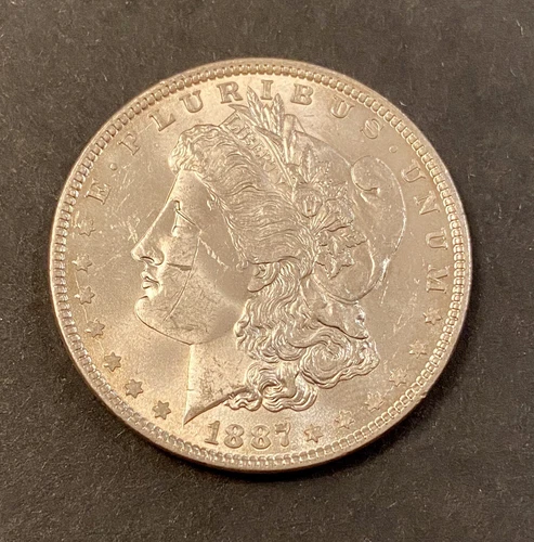 1887 morgan silver dollar uncirculated